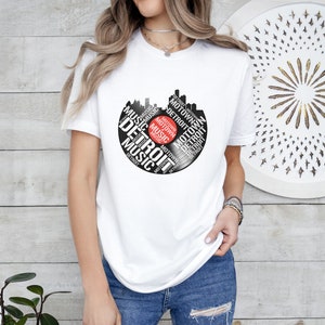 Detroit T shirt|Motown Record TEE|Motown shirt|Detroit Gift idea|Detroit Souvenir|Motor City shirt|Fun Detroit gift|