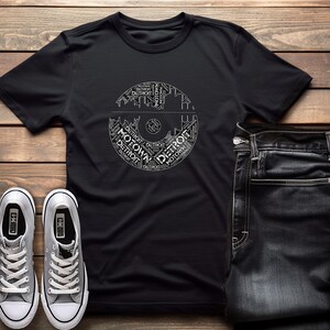 Detroit t-shirt|Motown gift|Detroit t shirt|Gift idea for Detroit fans|Cool record Tee|Detroit music shirt|Detroit jazz T-shirt|Musicians T