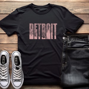 Detroit skyline t shirt|Detroit gift idea|Detroit fans t shirt|Detroit lovers Tee|Shirt gift idea|Detroit Grit|Detroit souvenir|313 Detroit|