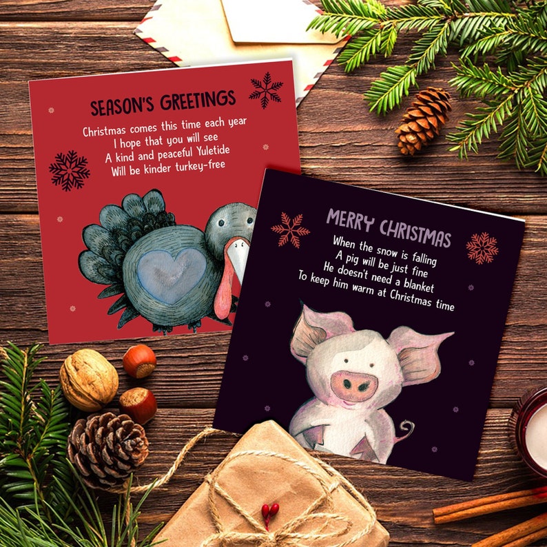 Vegan Christmas Card image 0