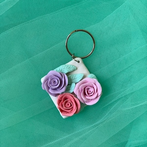Llavero de flores