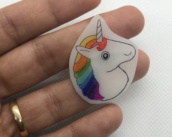 Licorne broche, broche Licorne, fierté Pin, Pin LGBT, LGBT Pin, Queer, licorne Shrinky Dink, transgenres broche, broche Transexual