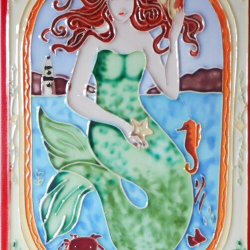 Lghthouse Key West Ceramc Tle Hand Panted Orgnal - Etsy