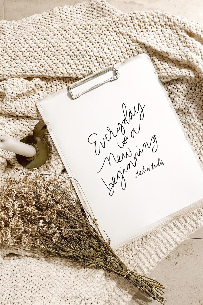 Hand-lettered Quote Printable: Digital Download (tasha Tudor) - Etsy