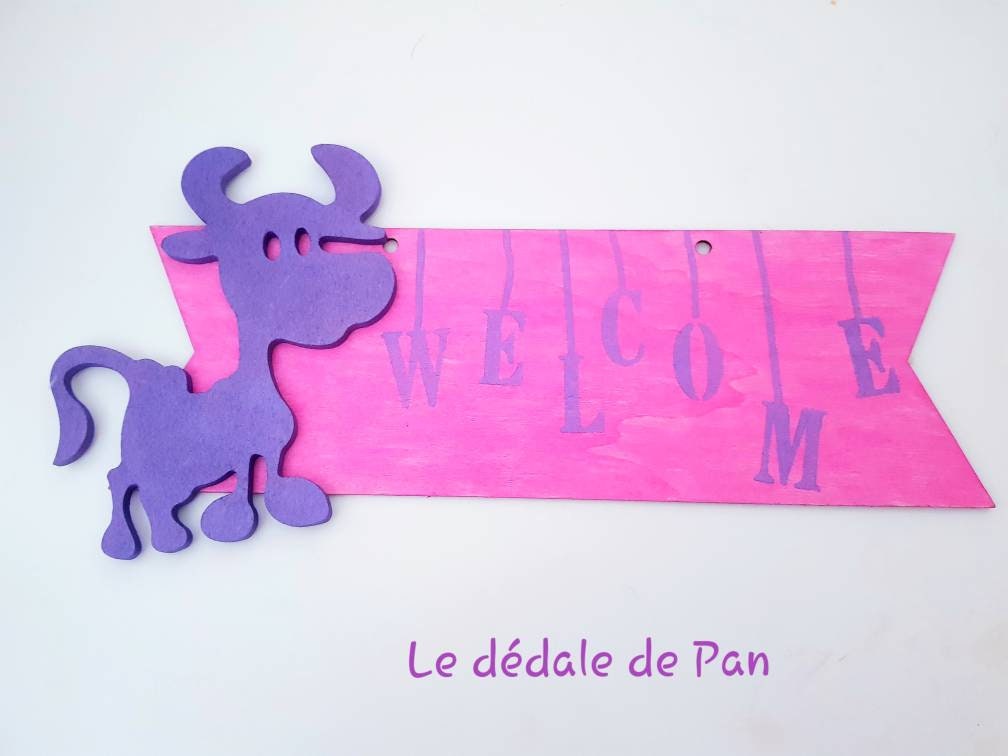 Panneau de Porte Welcome 