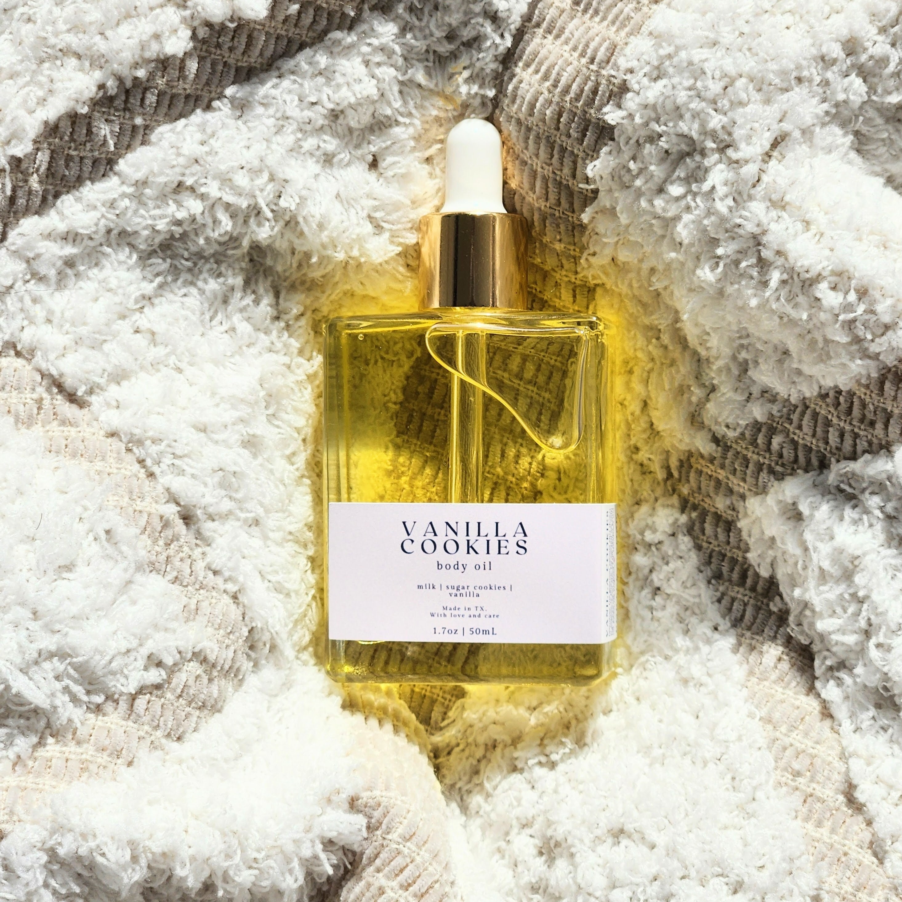 Vanilla Cookies Body Oil – Vanilla Body Oil | Moisturizing Oil | Bakery Gourmand Scent | Ultra Hydrating Formula