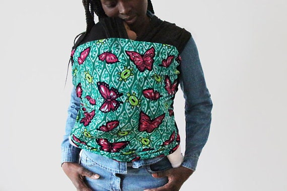 african print baby carrier