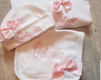 personalised baby bedding