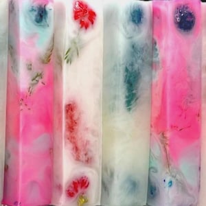Bloemen kasjmier - diamantschilderij aangepaste pennen en draaien