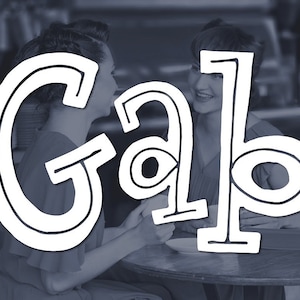 Gab Font - Police dessinée à la main, Police artisanale, Police Cricut, Police Procreate, Police mignonne, Police unique, Police décorative