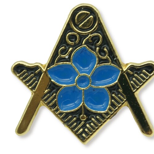 Buy Embrace Forever: Masonic Forget-me-not Lapel Pin, A Blossoming Tale Of Pride Online In India