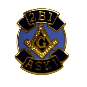 Masonic 2B1 ASK1 Lapel Pin (LP 09)