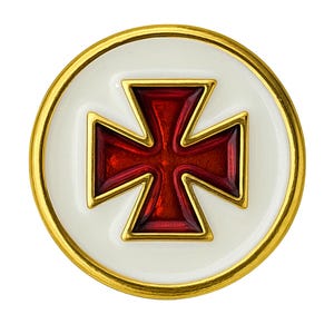 Schottische Knights Templar Anstecknadel LP 87