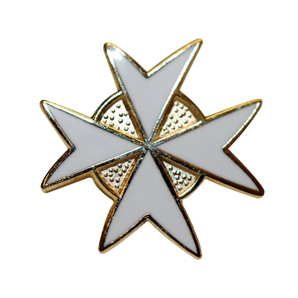 Round Knights of Malta Lapel Pin (LP 26) Masonic