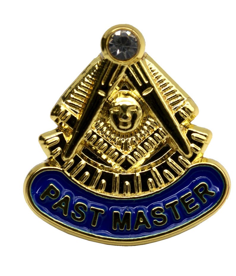 Past Master Keychain Past Master Lapel Pin Masonic LP62 - Etsy