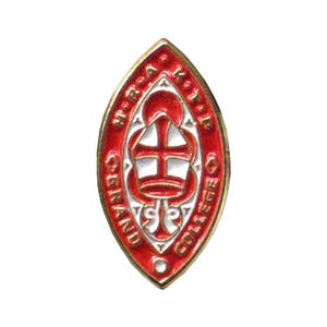 Masonic Knights Templar Priest Lapel Pin - LP139