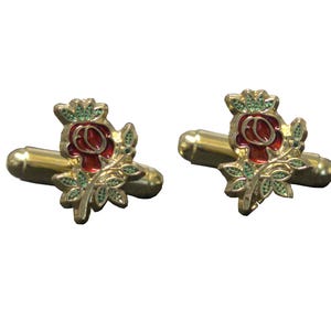 Rose Croix Masonic Cufflinks