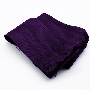 Ruban gros-grain violet moiré/filigrane 50 mm