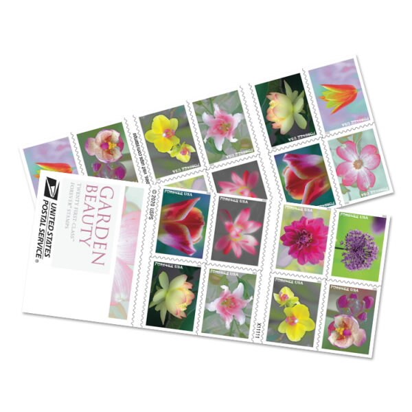 USPS New Garden Beauty Forever Stamps - 58 cent Stamps - Booklet of 2…
