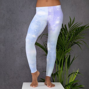 Pretty Pastel Galaxy Stars Women&#39;s Leggings