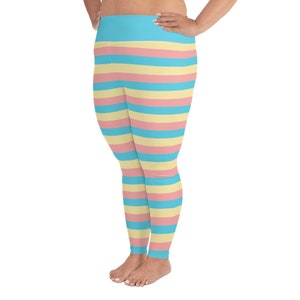 Fancy Nancy Inspired Costume Cosplay All-Over Print Plus Size Leggings 2x-6x