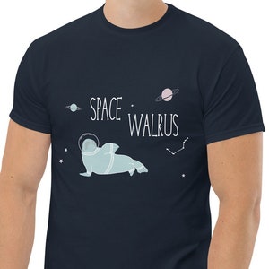 Space Walrus Fun Short-Sleeve Unisex T-Shirt