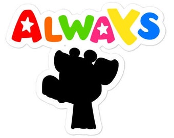 ALWAYS Toys R Us Kid Inspired Sticker 80s Kids 90s Kids Fun Nostalgic Gift