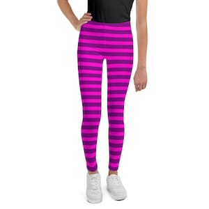 Cheshire Cat Alice In Wonderland Geïnspireerde Jeugd Leggings 14-20