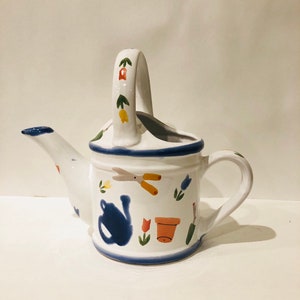 Hungary Handcrafted Teapot vase, Hungary tea shaped pitcher, vase, rare pitcher, small pitcher, collectibles