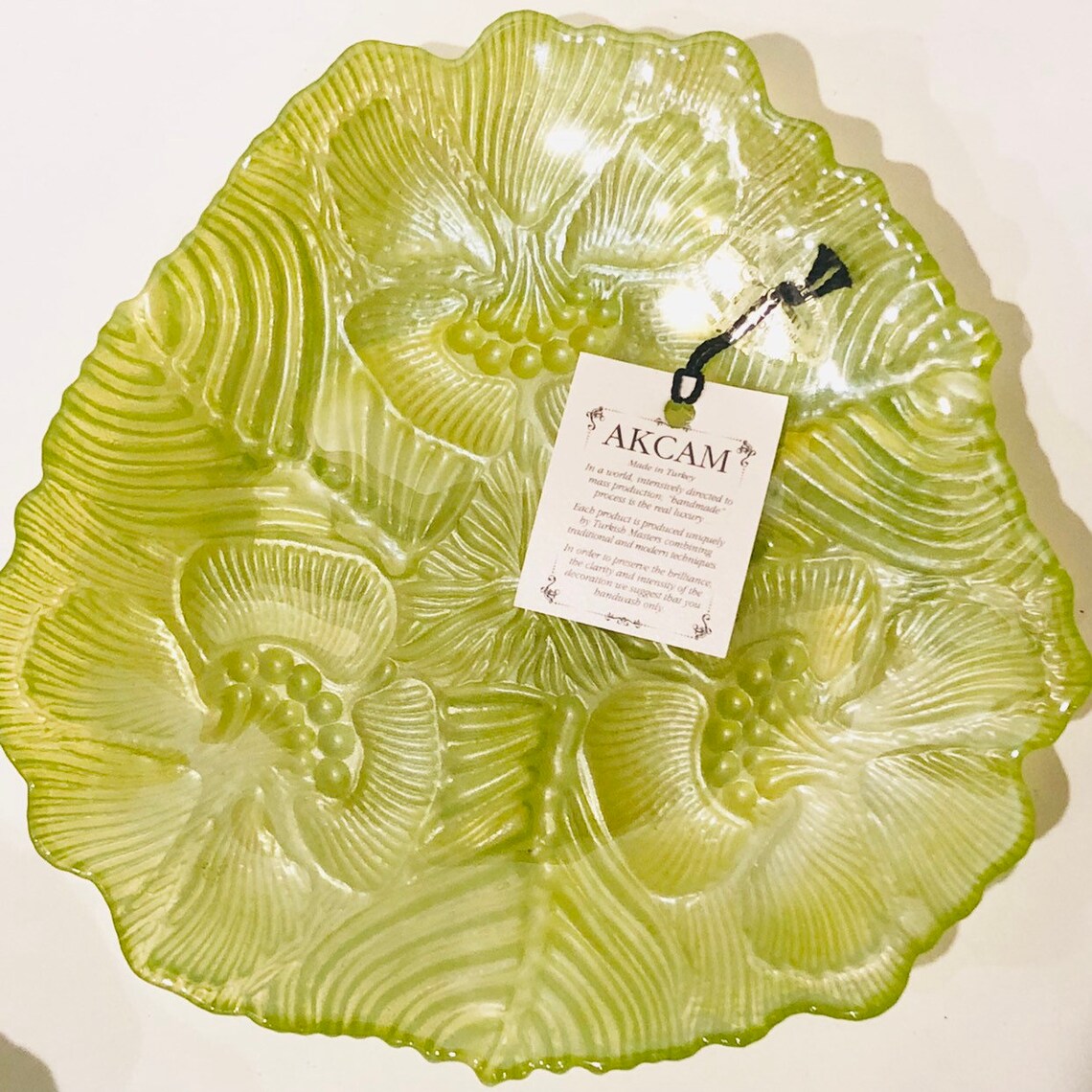 Vintage Akcam Plates, Set of 4, House Warming Gift, Birthday Gift, Gift