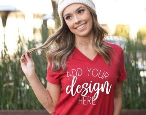 Christmas Shirt Mockup Christmas Model Mock Up Bella 3005 Christmas Shirt Mockup Christmas Model Mock Up Bella 3005