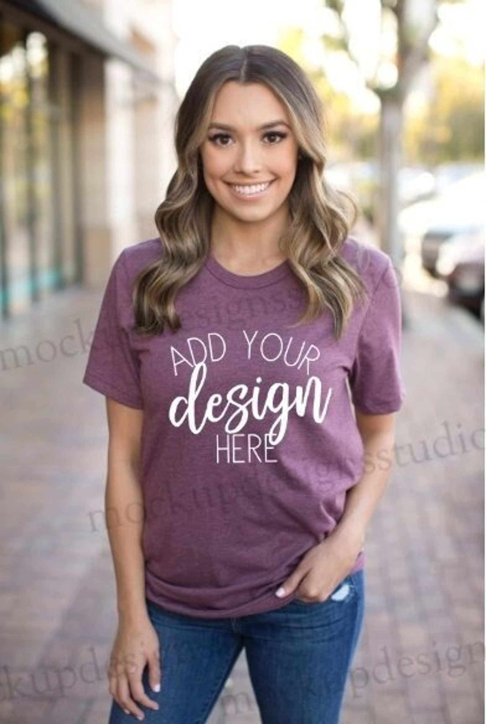 Bella Canvas 6168 Heather Team Purple T-Shirt - Size 4T For Toddlers - View #3