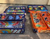 5 Piece Casserole Set Talavera, Beautiful Mexican Pottery, Great for Fiesta 39 s and Potlucks