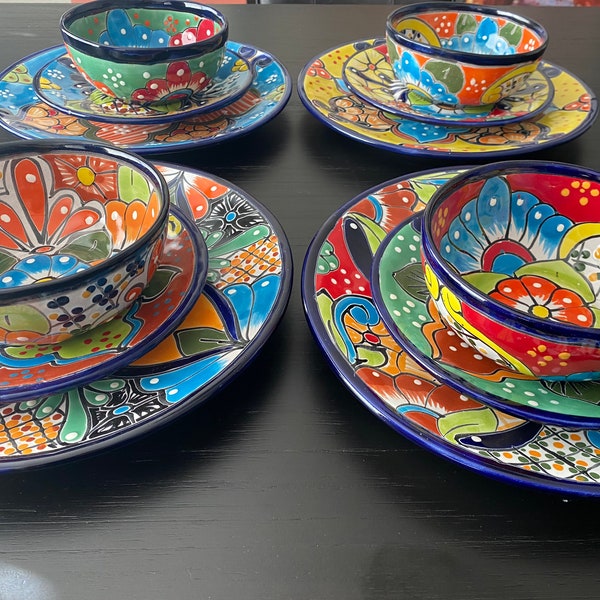 Mexican Dinnerware Set Etsy