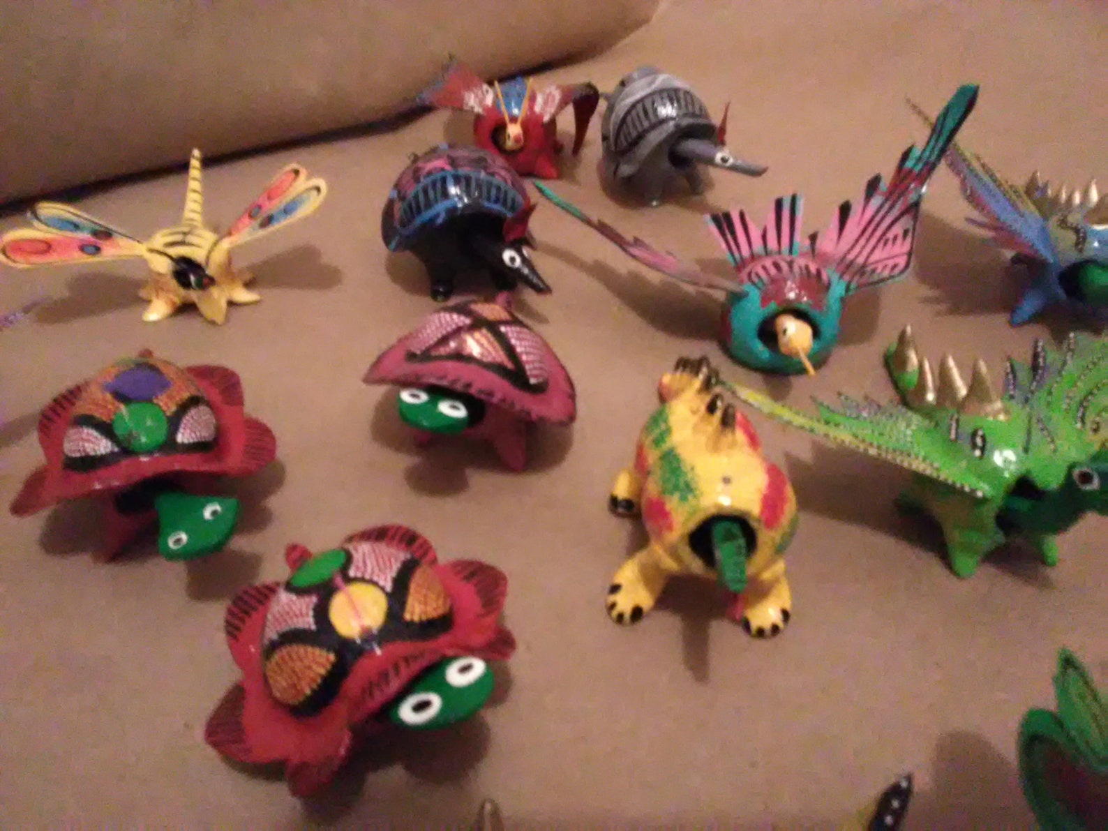 Lot of 100 Mixed Mexican Bobble Head Animals Folk Artparty Etsy