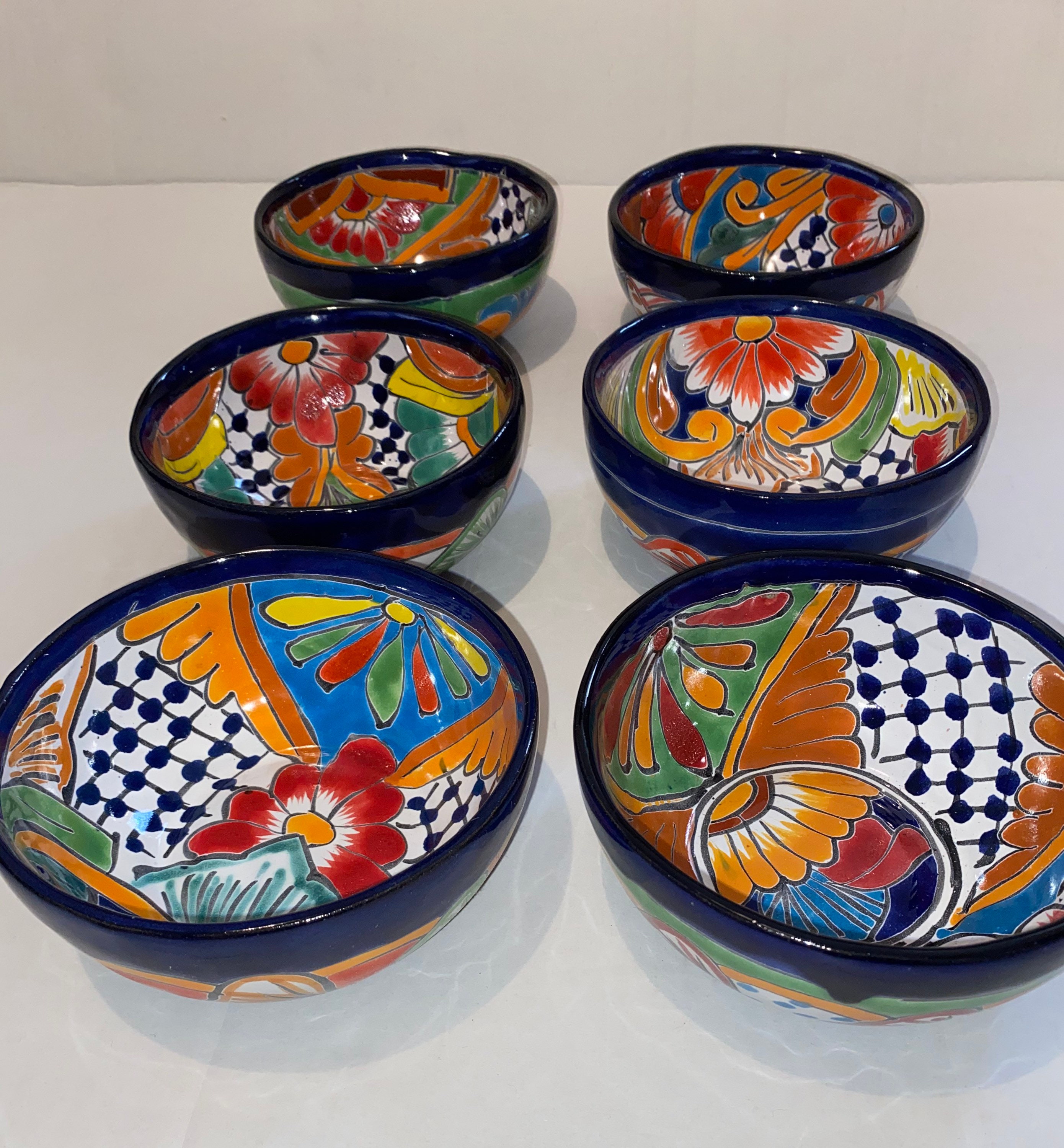 How to Paint Mexi-Style Ceramic Bowls - Crafty Chica