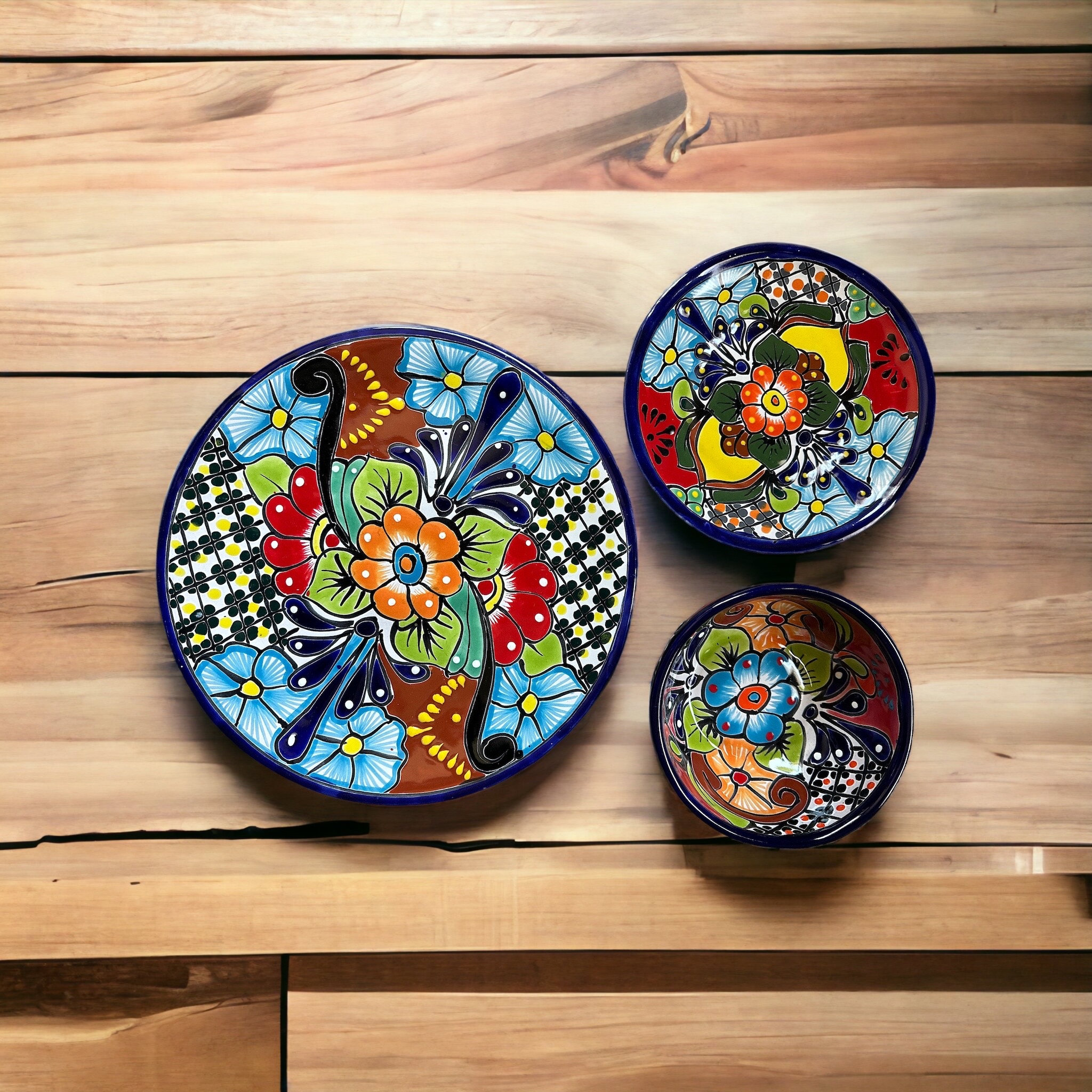 Talavera dishes top