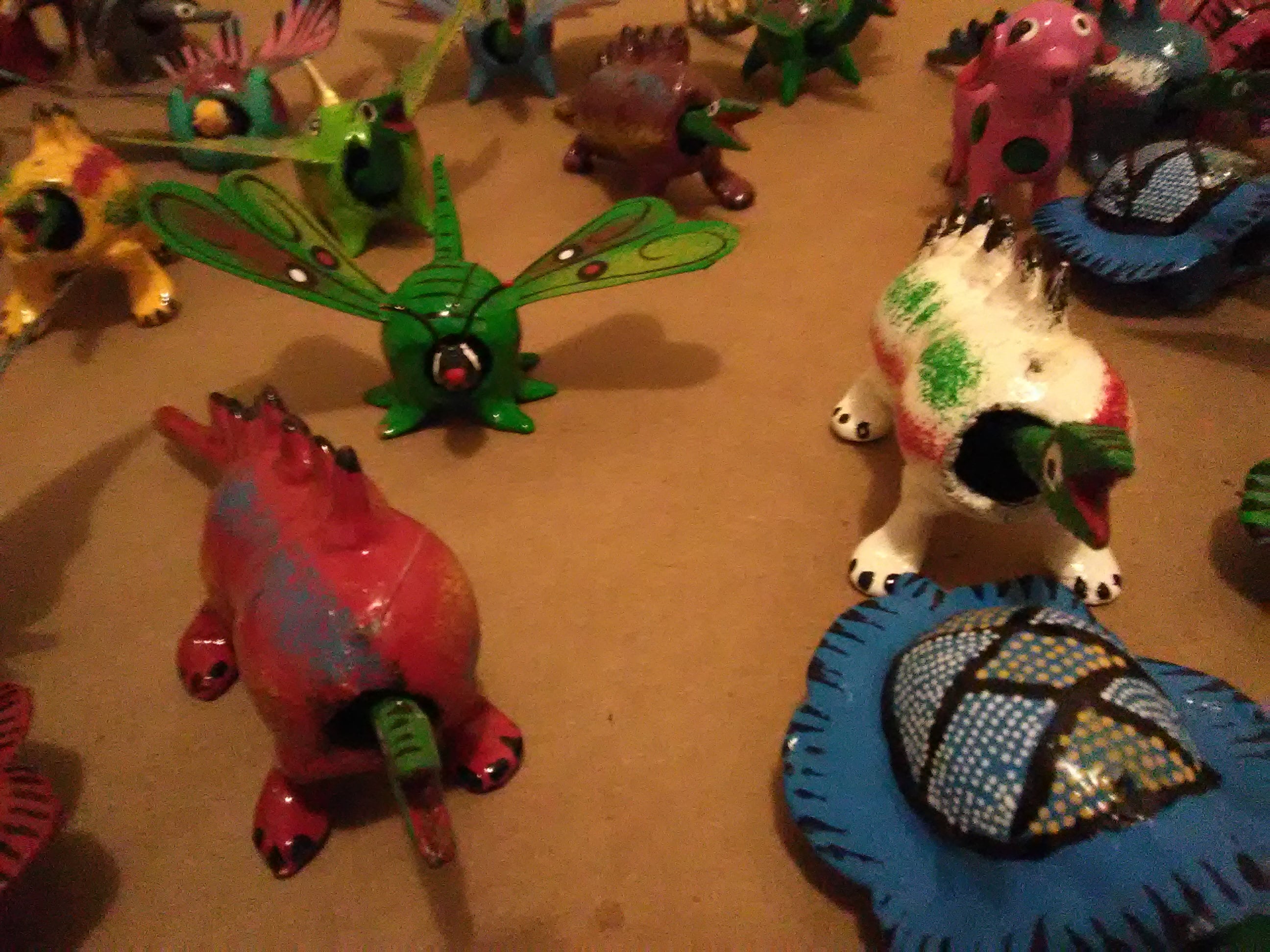 Lot of 100 Mixed Mexican Bobble Head Animals Folk Artparty Etsy Australia