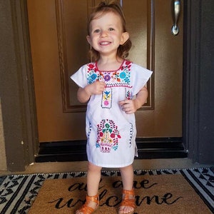 Mexican Girl Toddler Dress Many Color's 