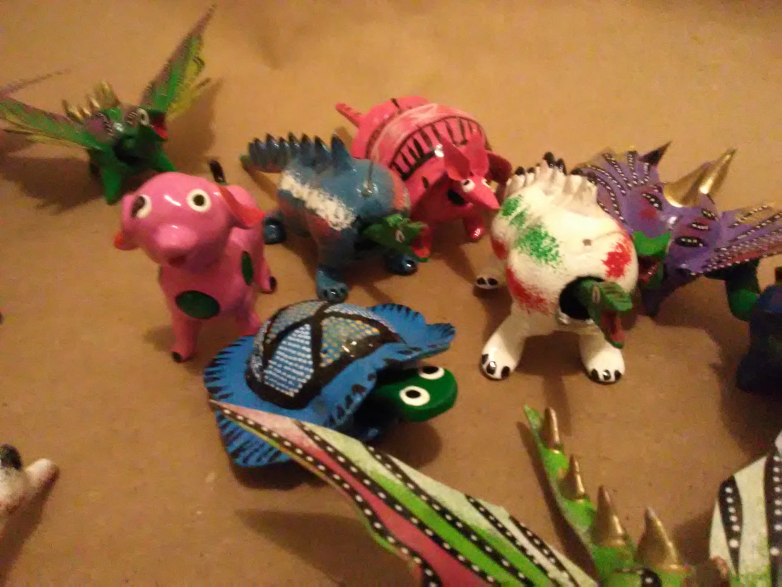 Lot of 100 Mixed Mexican Bobble Head Animals Folk Artparty Etsy