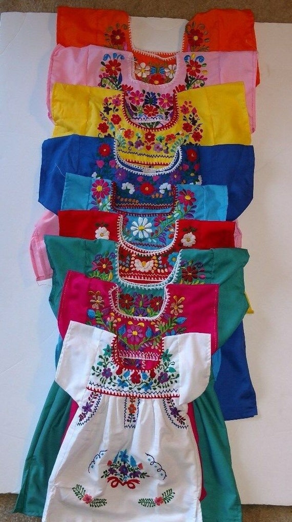 Buy Adorable Mexican Puebla Dress, Perfect for Any Occasion Perfect and  Soft Coco Costume, Online in India 