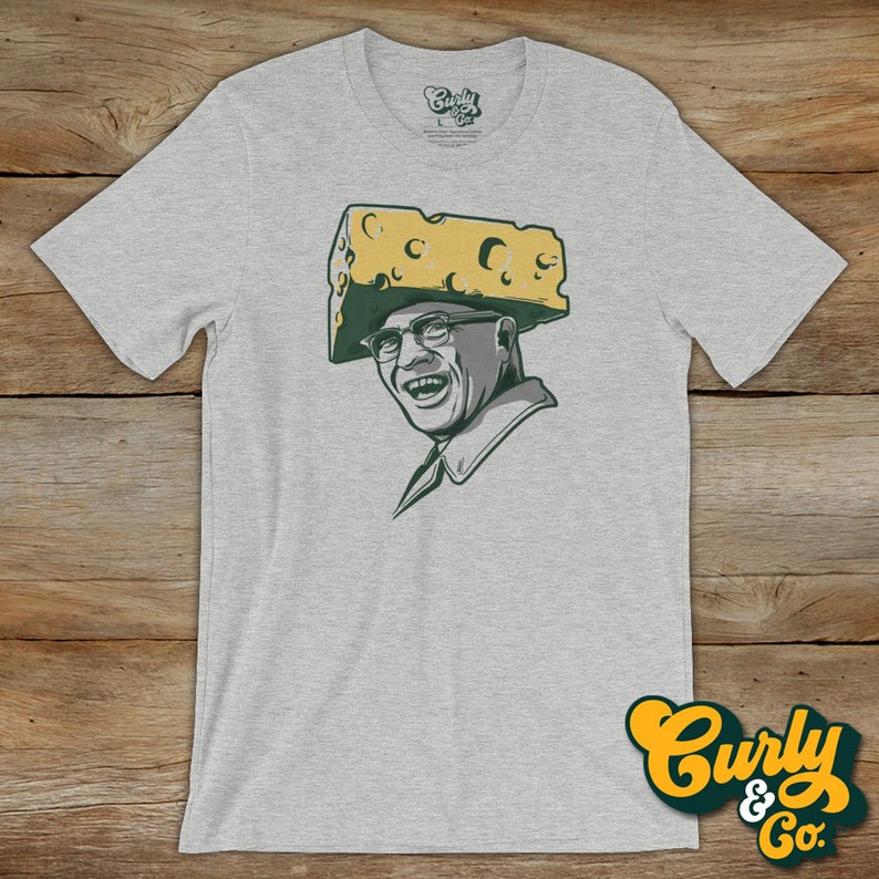 Cheesehead Vince Green Bay Packers Unisex Tshirt Etsy