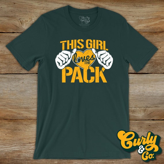 green bay packers women's t shirts