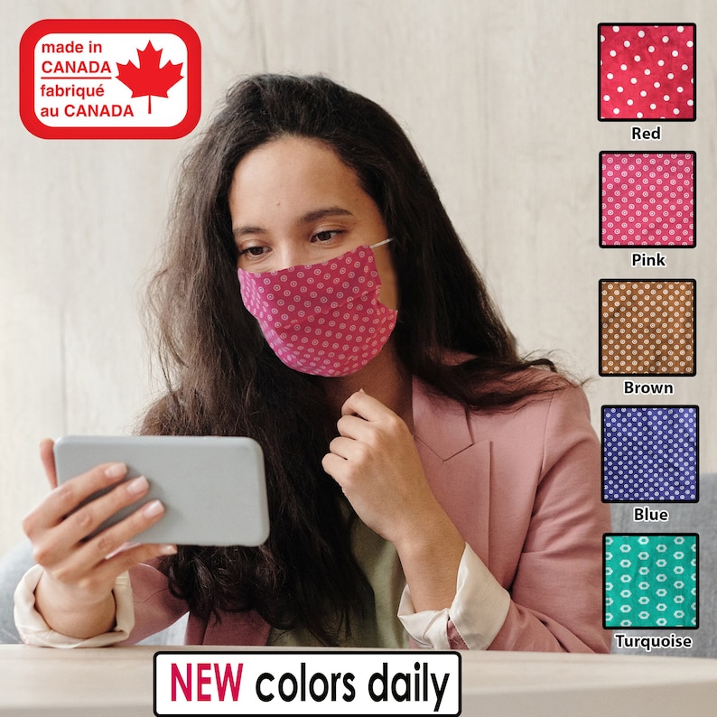 Breathable 100 Cotton Face Mask / Washable / Reusable / Free Etsy