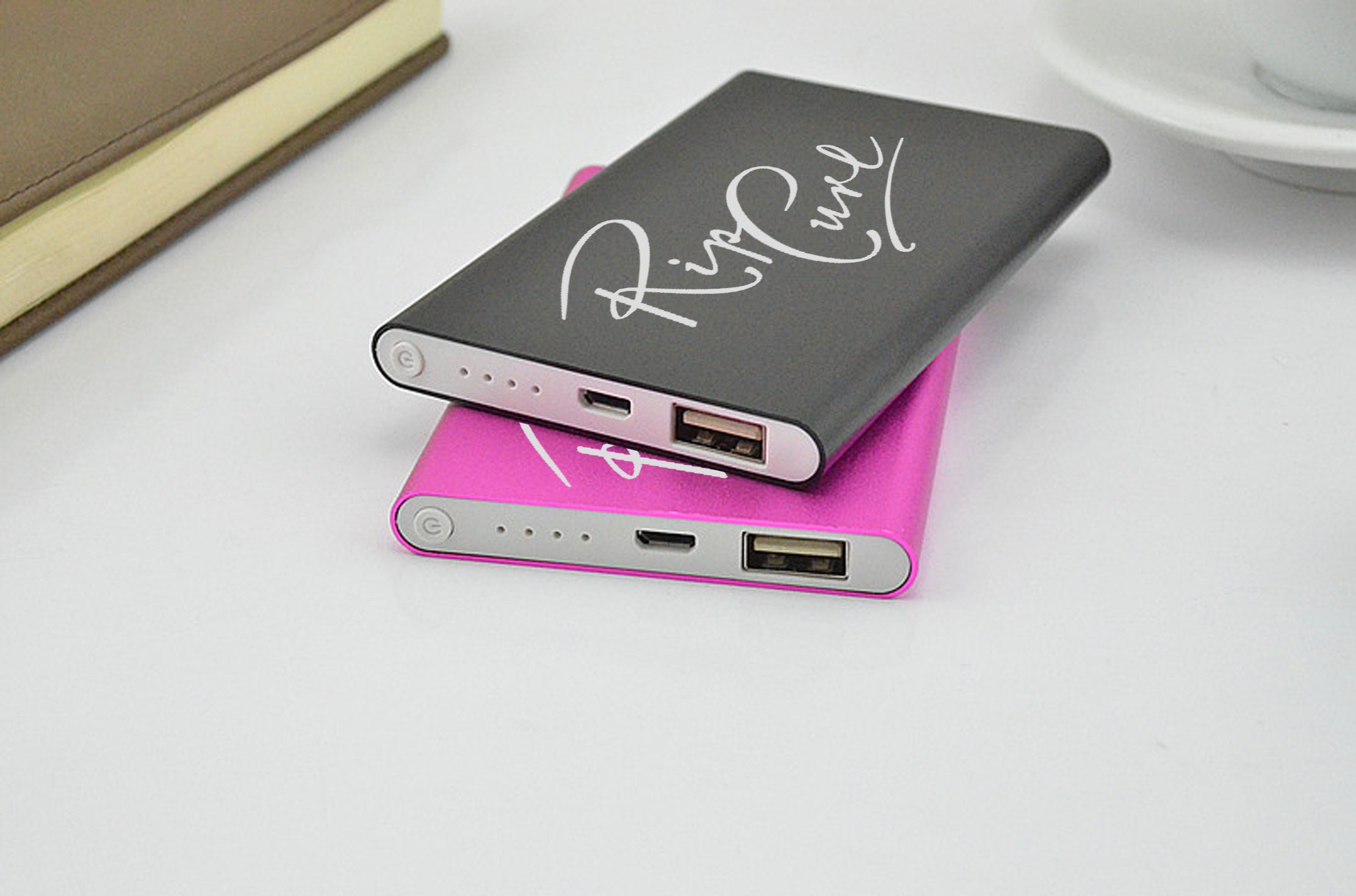 4000 mAh Power Bank Birthday Gift Personalized Powerful Power Banks Bridesmaid Gift Etched Gift for Her Portable Cell Phone Charger
