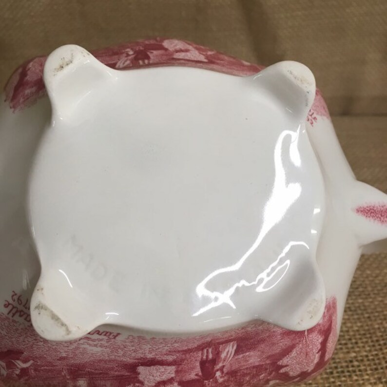 Old Britain Castles Teapot Johnson Brothers Pink