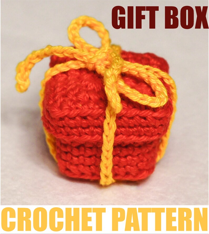 Crochet pattern Gift Box amigurumi Etsy