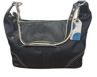【本日限定★アメリカ製】VINTAGE COACH HAND BAG 5296 Coach XL Vintage 7466 Brooklyn Cream Leather Shoulder Bag | eBay
