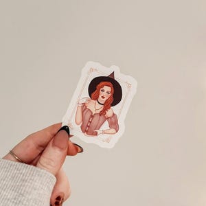 Auburn Witch Sticker
