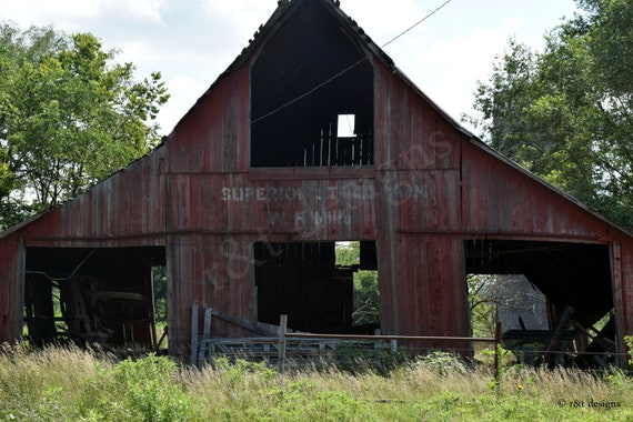 Old Red Barn Color Etsy